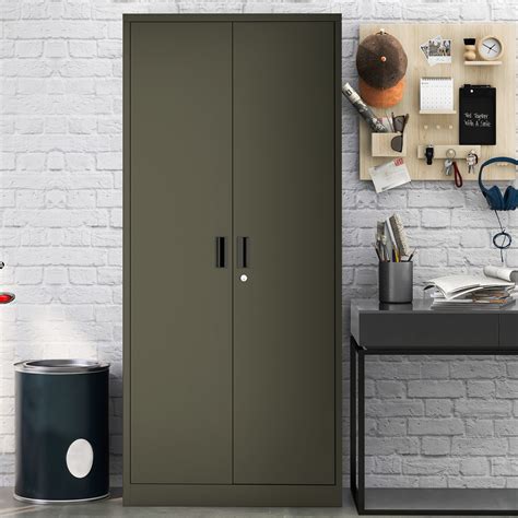 Metal Office Storage Cabinets with Lockable Doors 